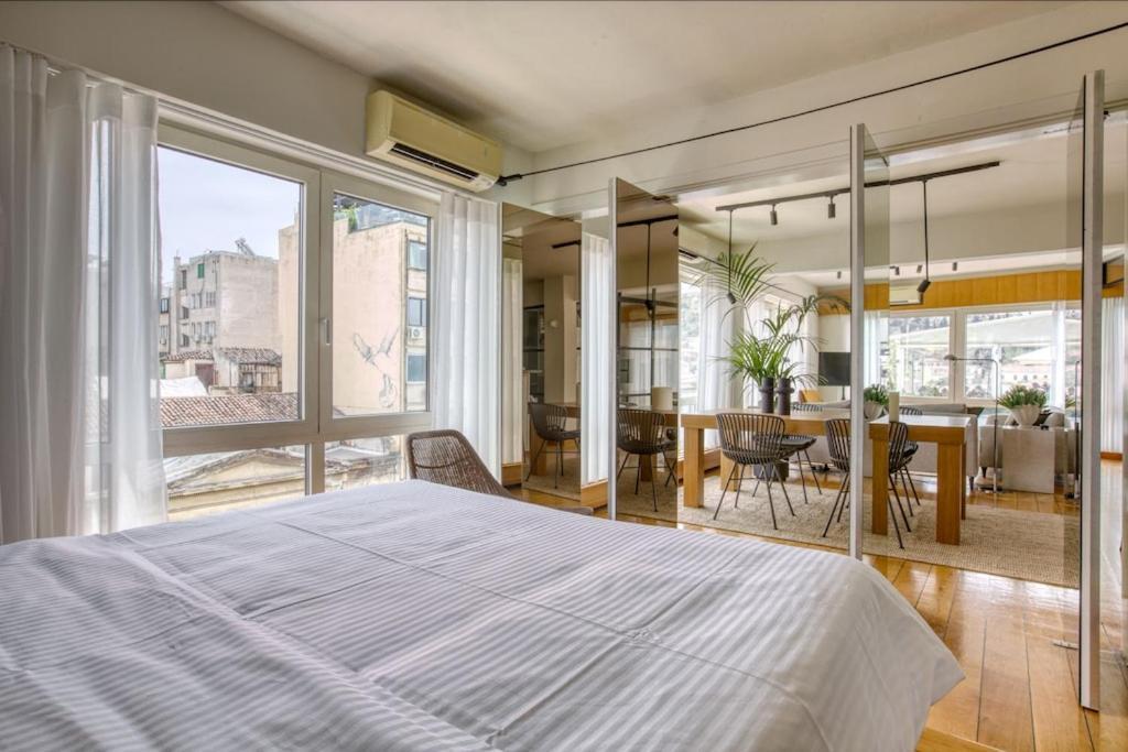 Ferienwohnung Sunny Luxury Loft,Stunning Acropolis View, Jacuzzi Athen Exterior foto